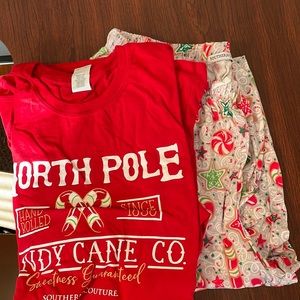 Christmas pajamas, 2X